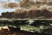Gustave Courbet The Stormy Sea(or The Wave Germany oil painting reproduction